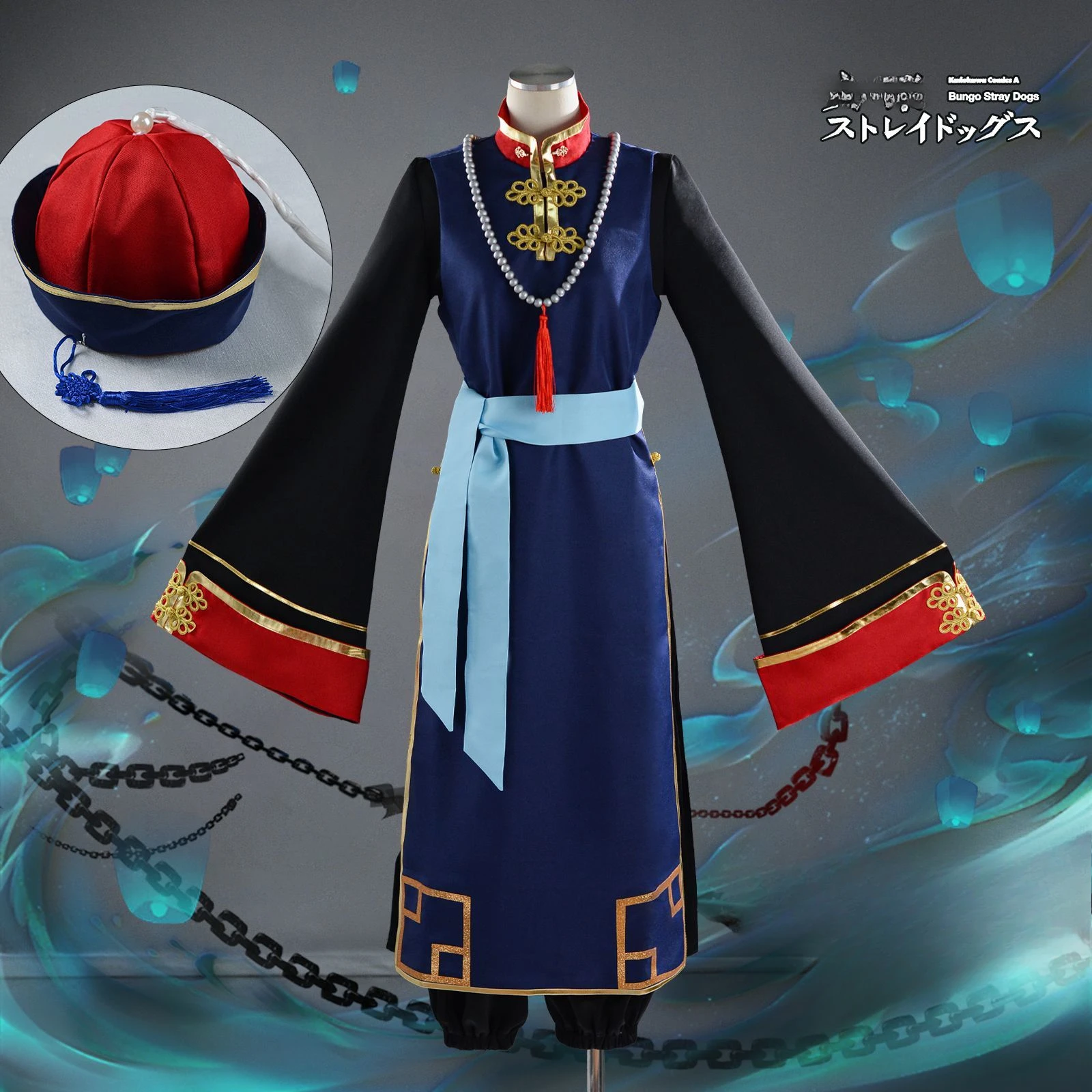 أزياء دازاي أوسامو التأثيرية لعام 2025 بدلة بونغو الضالة للكلاب ناكاهارا تشويا زي وسيم بدلة كرنفال الهالوين ملابس تنكرية