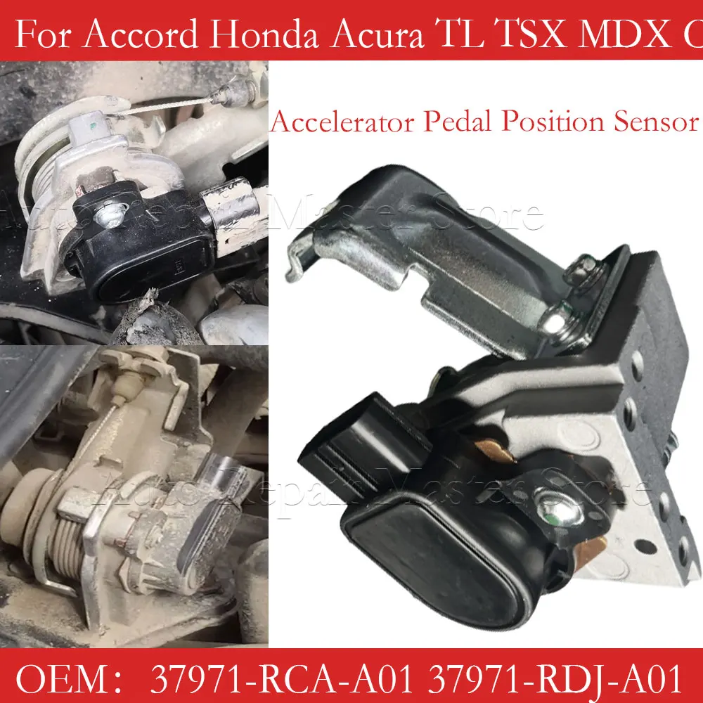

37971-RDJ-A01 Accelerator Pedal Position Sensor Assembly OEM 37971-RCA-A01 For Accord Honda Acura TL TSX MDX CR-V Element Pilot