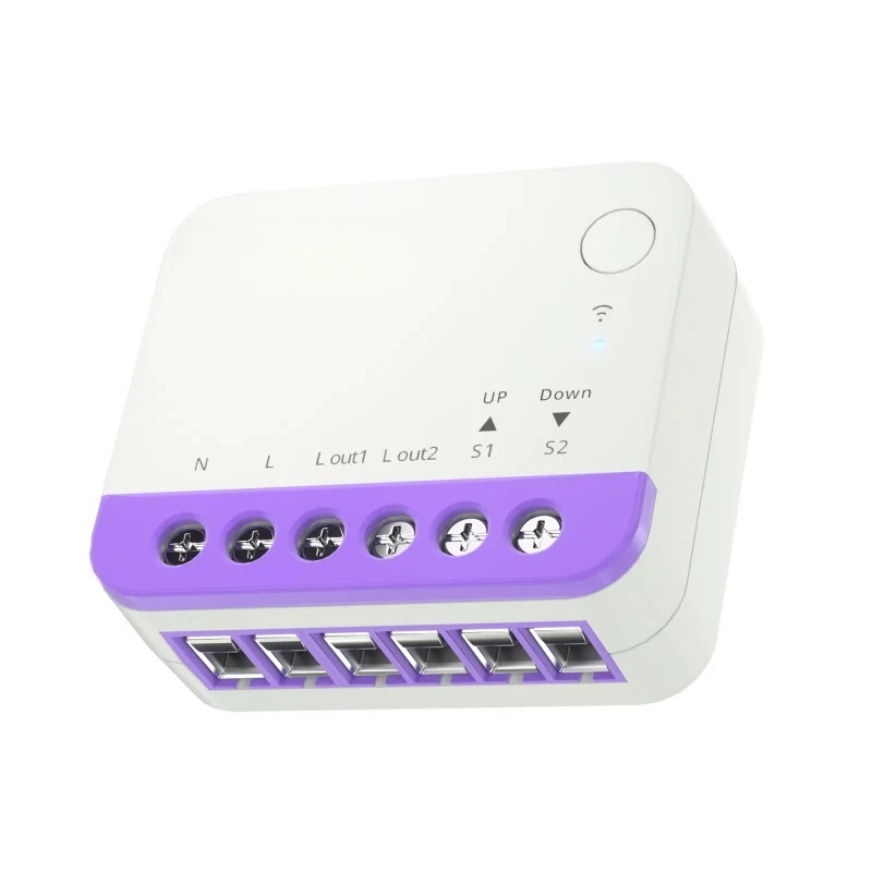 Smart Mini Roller Shutter Switch Precise Light Adjustment Percentage Control Application Compatible with Home Garage