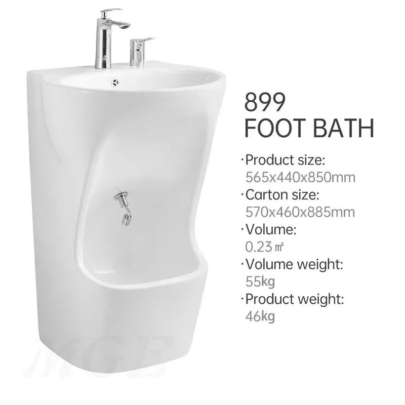 2025 New Ceramic Pedestal Sink Bathroom Wash Basin Column Complete Set Indoor Outdoor Use Chaozhou Guangdong Wholesale Hot