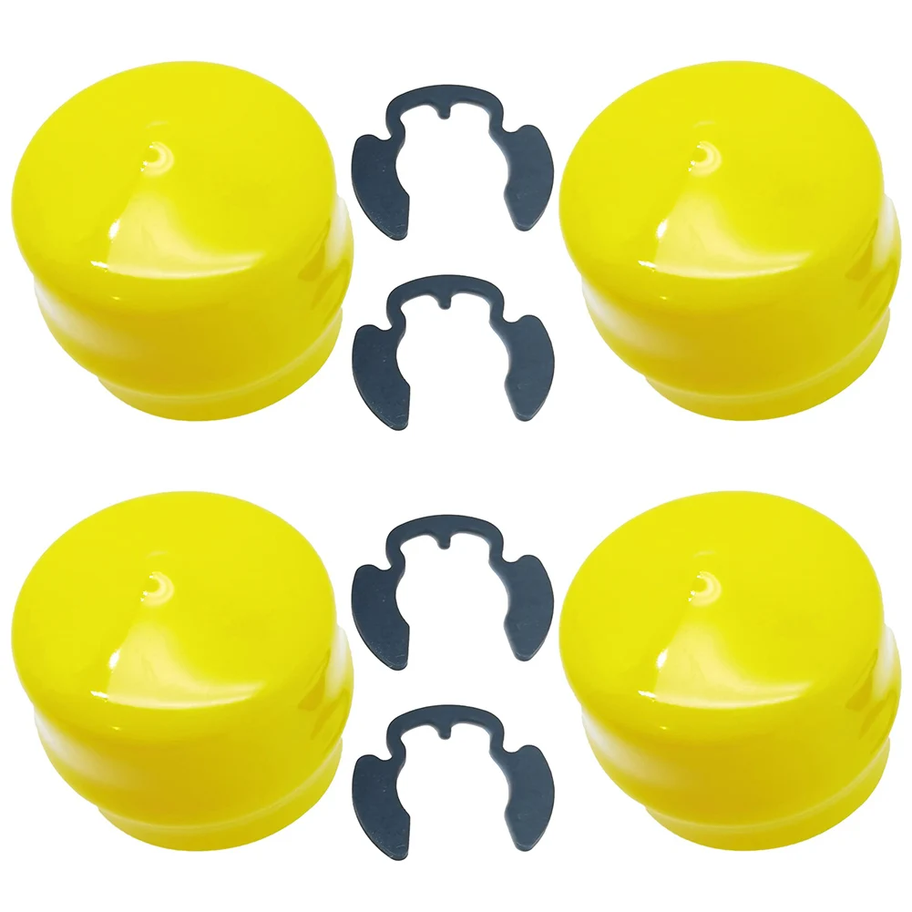 Bearing Cover Axle Cap Lawn Mowers M143338/R27434 Garden Replacement Tool Ring Clip Trimmer 4 Snap Ring Kit 4pcs