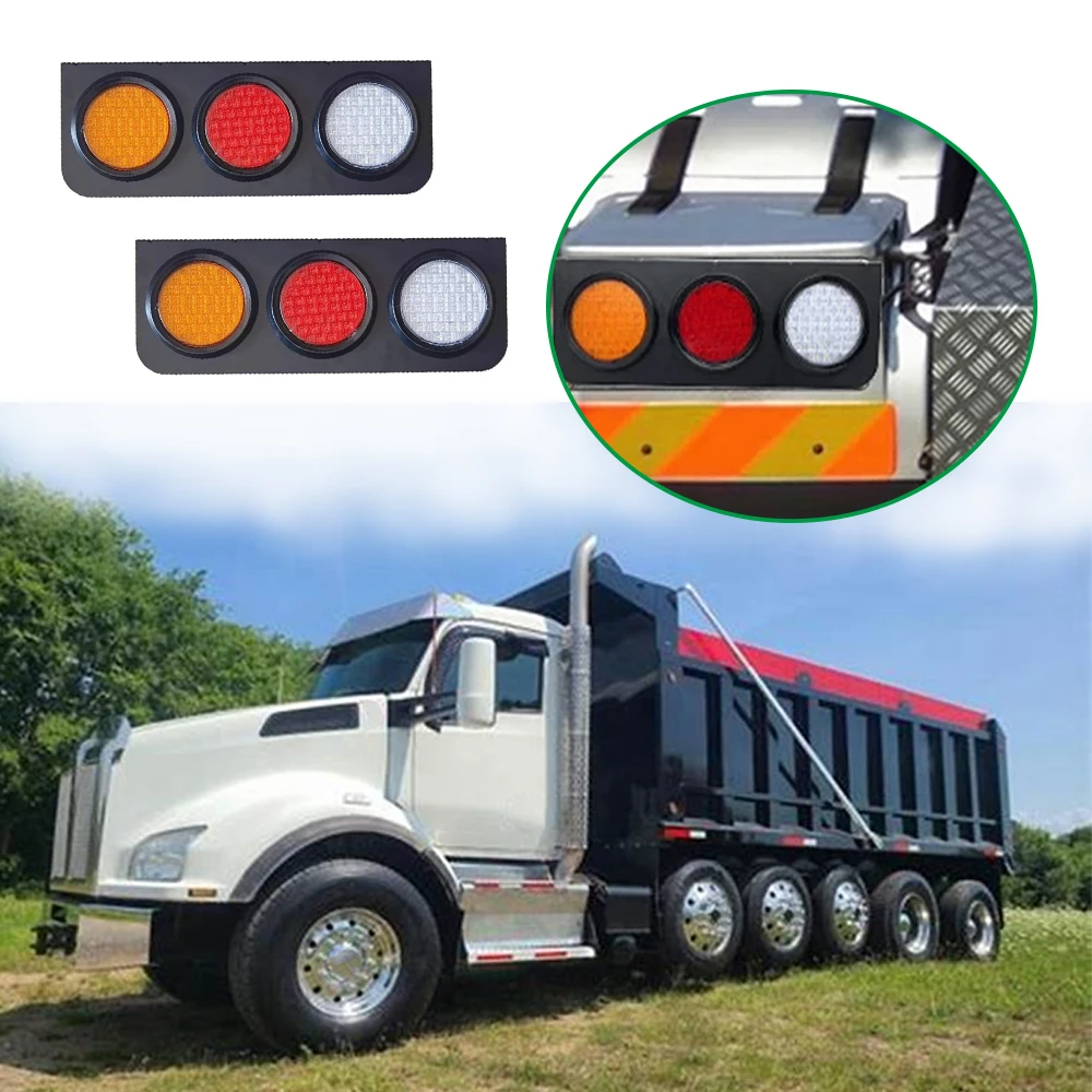 

2pcs Trailers led Taillight and Vans Compatible with most Trucks Campers UTEs LED Rear Tail Light Rear Tail Light Caravans