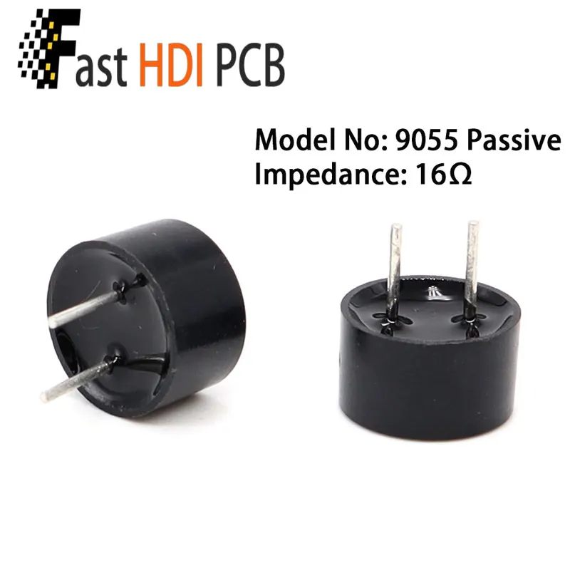 パッシブブザー 9055 9x5.5mm インピーダンス 5.5/16/42Ω 耐高温性 | 最高コストパフォーマンス電子部品 | 工場直販