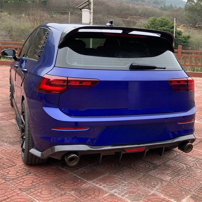 

2021+High Quality Real Carbon Fiber Top Wing Tail Wing Rear Spoiler Fixed Wing Accessories Suitable