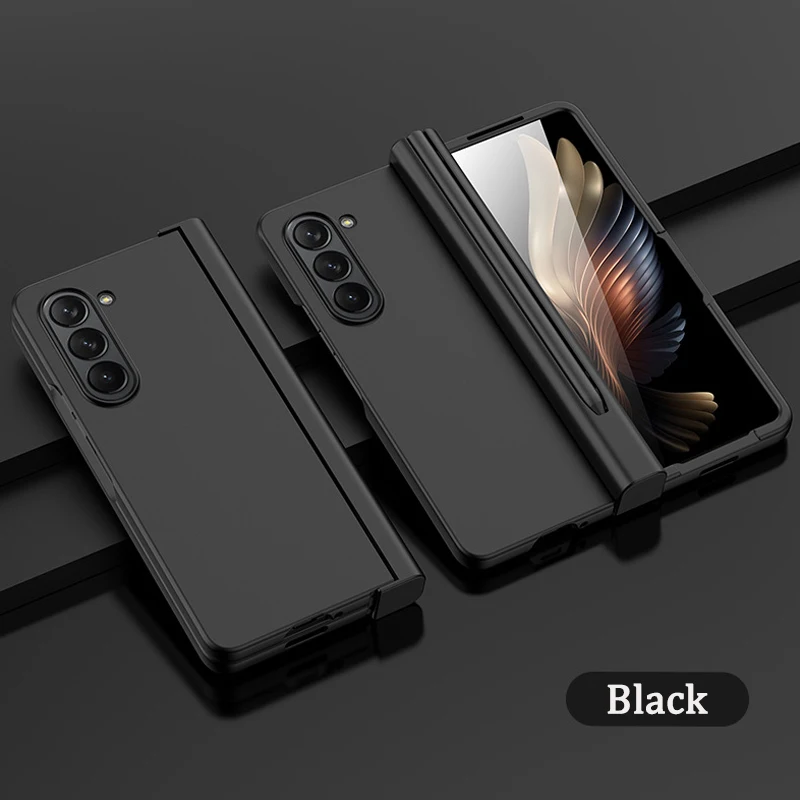 For Samsung Galaxy Z Fold 5 Fold5 Phone Case Ultra-thin Frosted Protective Cover Anti-fall FOLD5 All-inclusive Matte Fold Case