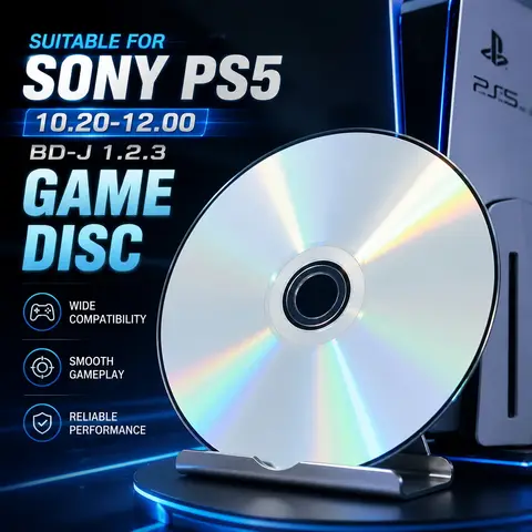 All-in-One Jailbreak Disc For Sony PS5 10.20-12.00 BD-J 1.2.3 Boot Disc BD-JB Autoloader V1.2.3 Blu-ray Boot Disc for PS5