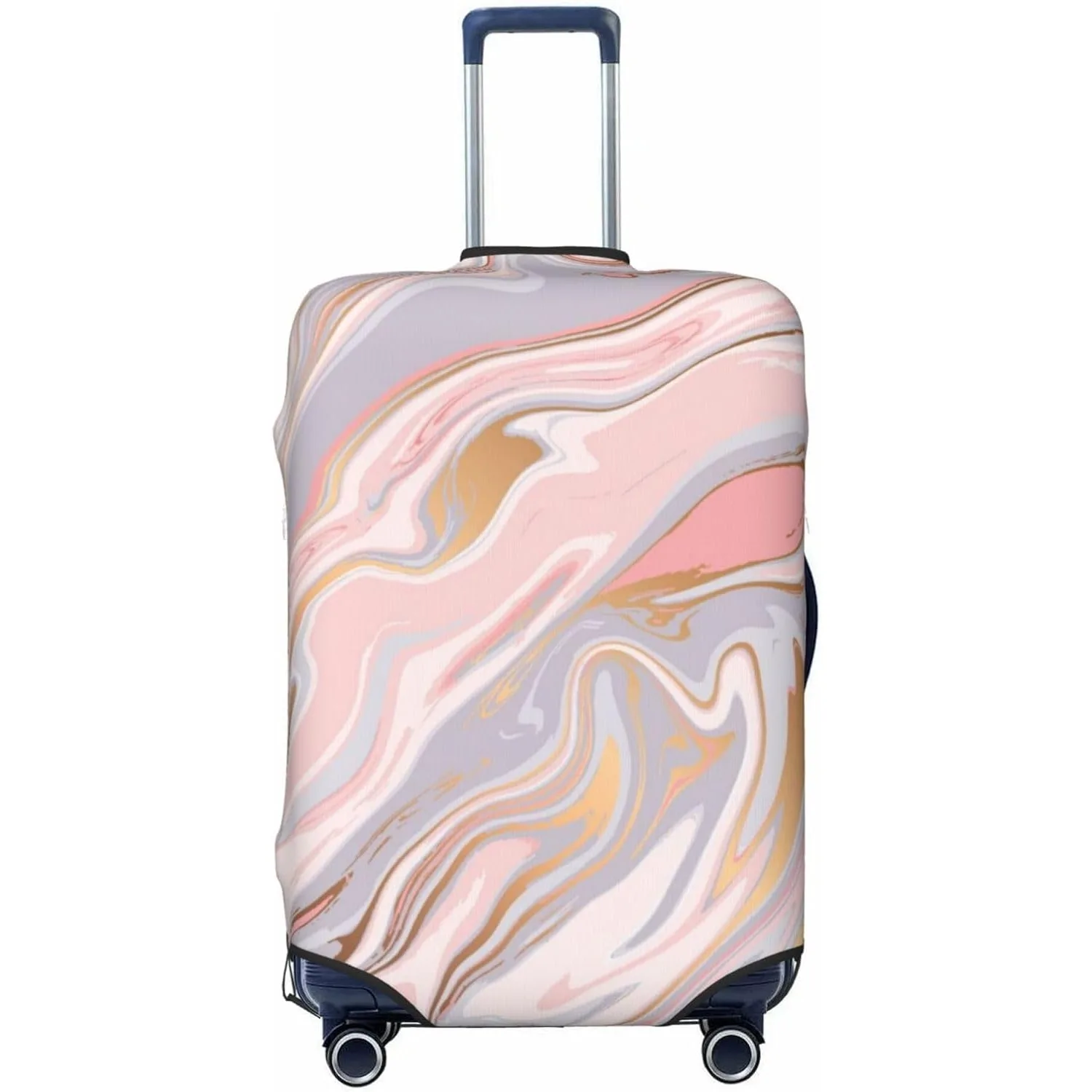 

Liquid Marble Texture Luggage Suitcase Covers Elastic Washable Luggage Protector Travel Suitcase Protective Cover For Kid Adult