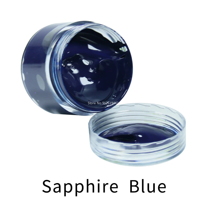 Sapphire Blue Leather Paint Shoe Cream for Leather Sofa Bag Clothing Repair Restoration Color Change leather paint