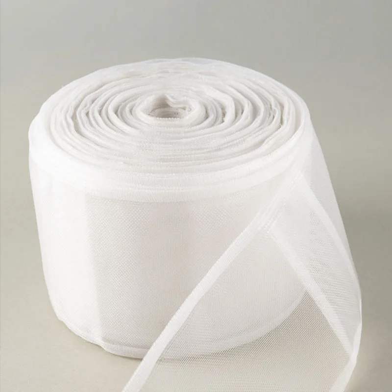 10/20M Nylon Curtain Tape Hook Curtains Accessories Transparent Nylon Curtain Ribbon Polyester Rod Pocket Process Tape