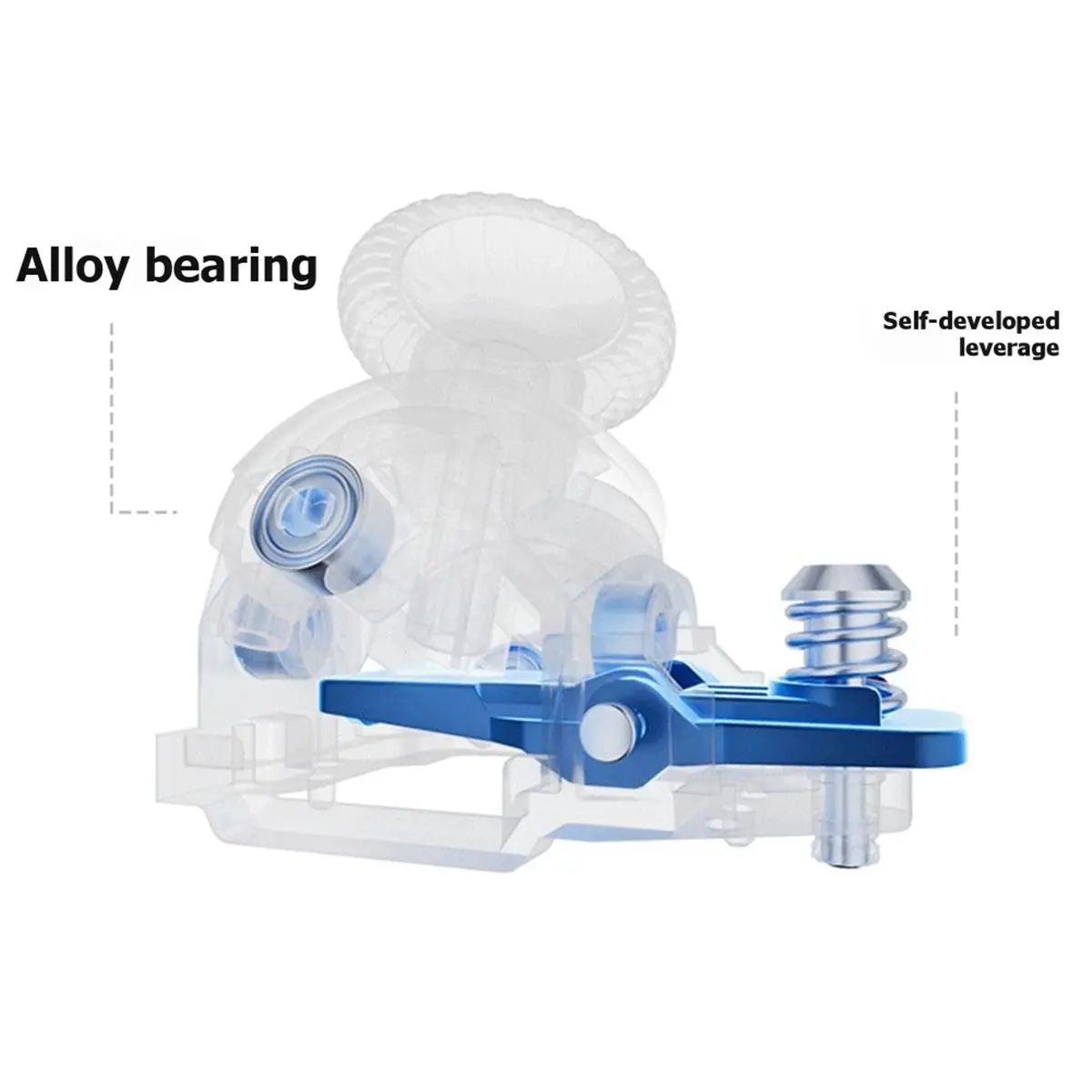 N94R Flydigi Apex 5 Game Controller Foraceadapt Joystick 2.0 Lever Force-Transfer Structure Force Feedback Trigger Gamepad