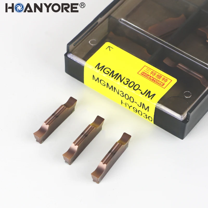 MGMN300 MGMN200 MGMN400 MGMN250 JM  HY9030 Turning Tool Grooving Inserts Blade Lathe Carbide Cutting Tool CNC inserts HOANYORE