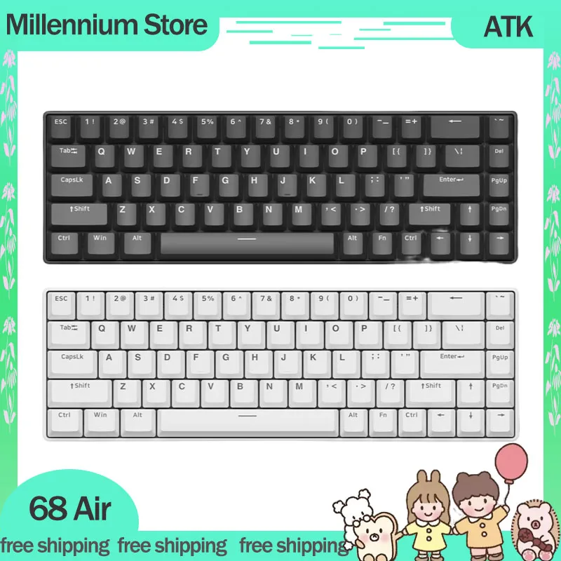 

ATK68 Air Gamer Keyboard Mechanical Keyboards Wired Keyboard Gaming Keyboards Smart Speed X Rapid Trigger Hot Swap Low Latency