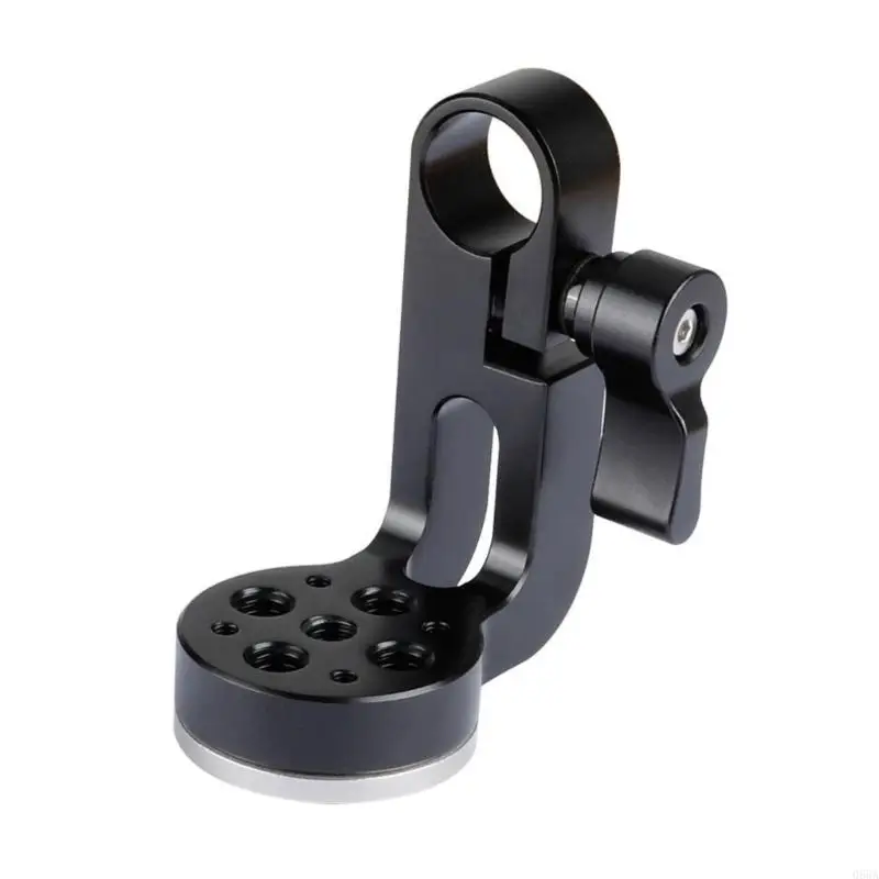 ロゼットM6メス男性スレッドアダプター15mmロッドクランプマウントブラケットアルミニウム066A