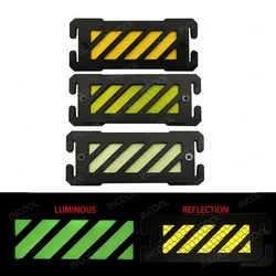 Alert Molle Identify Safety Outdoor Mark Strip Reflective Patch Warning Embroidered Patch Chevron PVC Decorative Patch For Cap