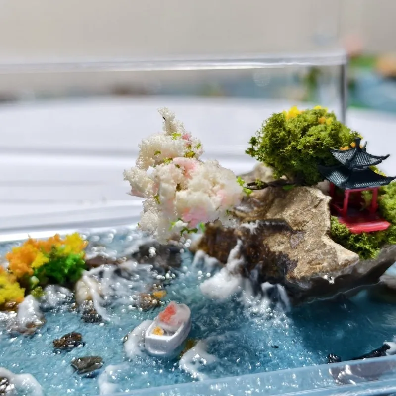 

Handmade Resin Ornament Birthday Anniversary Gift Bedroom Living Room Chinese Style Original Unique Home Decor Art Item Set