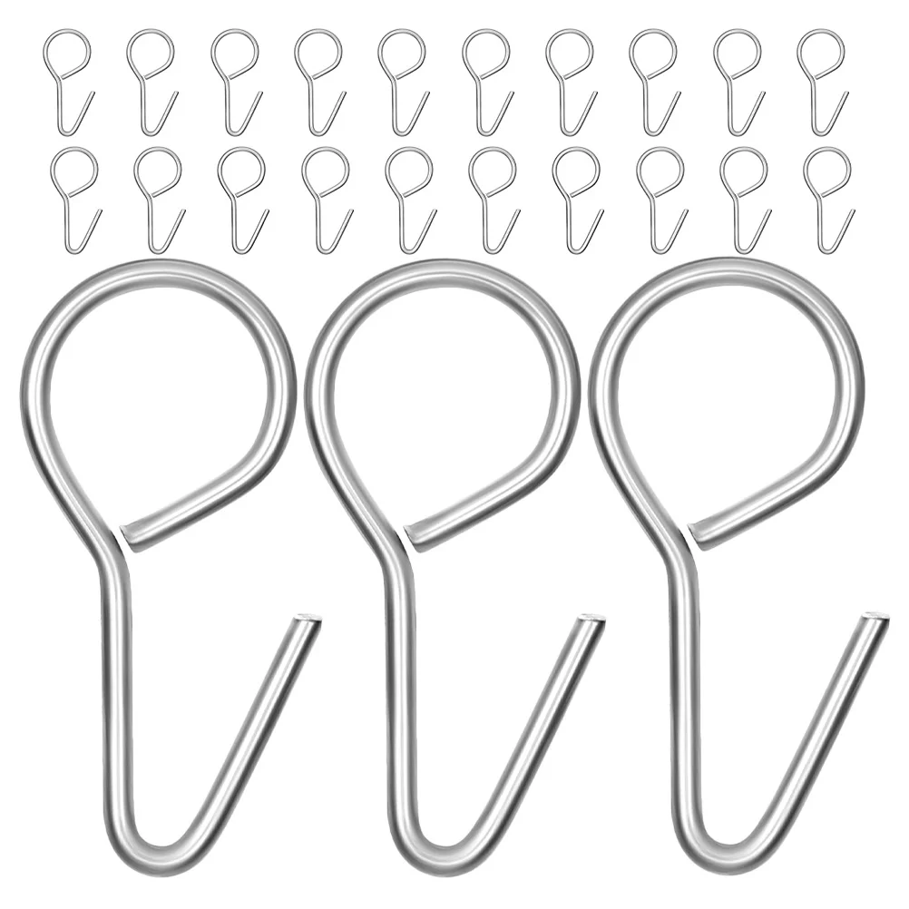 

100 шт. сверхпрочных крючков для автомобильных чехлов, надежные S-образные крючки для крепления ковриков и аксессуаров в салоне автомобиля