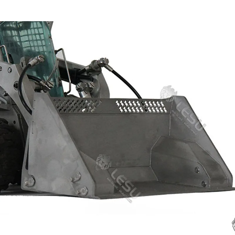 LESU 1/14 Engineering Hydraulic Mechanical Model Sliding Loader Equipment Metal Hydraulic Bucket