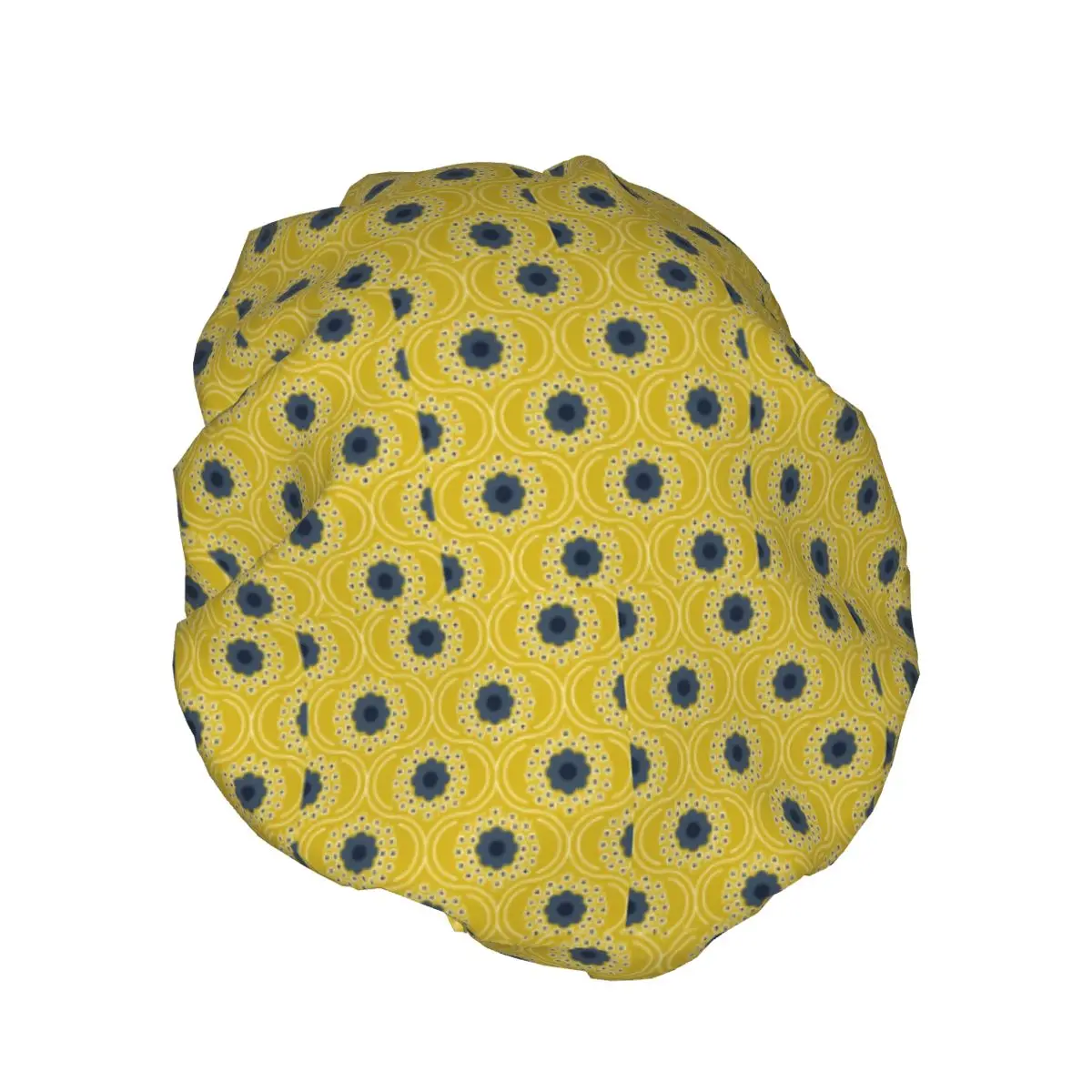 Orla Kiely Bubble Flowers Shower Cap Women Waterproof Reusable Scandinavian Quick Drying Bath Hair Caps