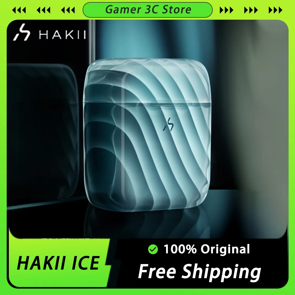 

Hakii ICE Lite Wireless Earphone Bluetooth5.2 TWS In-Ears Noise Reduction Earbuds 7 Hour Playtime IPX4 PC Gamer Earphone Gifts