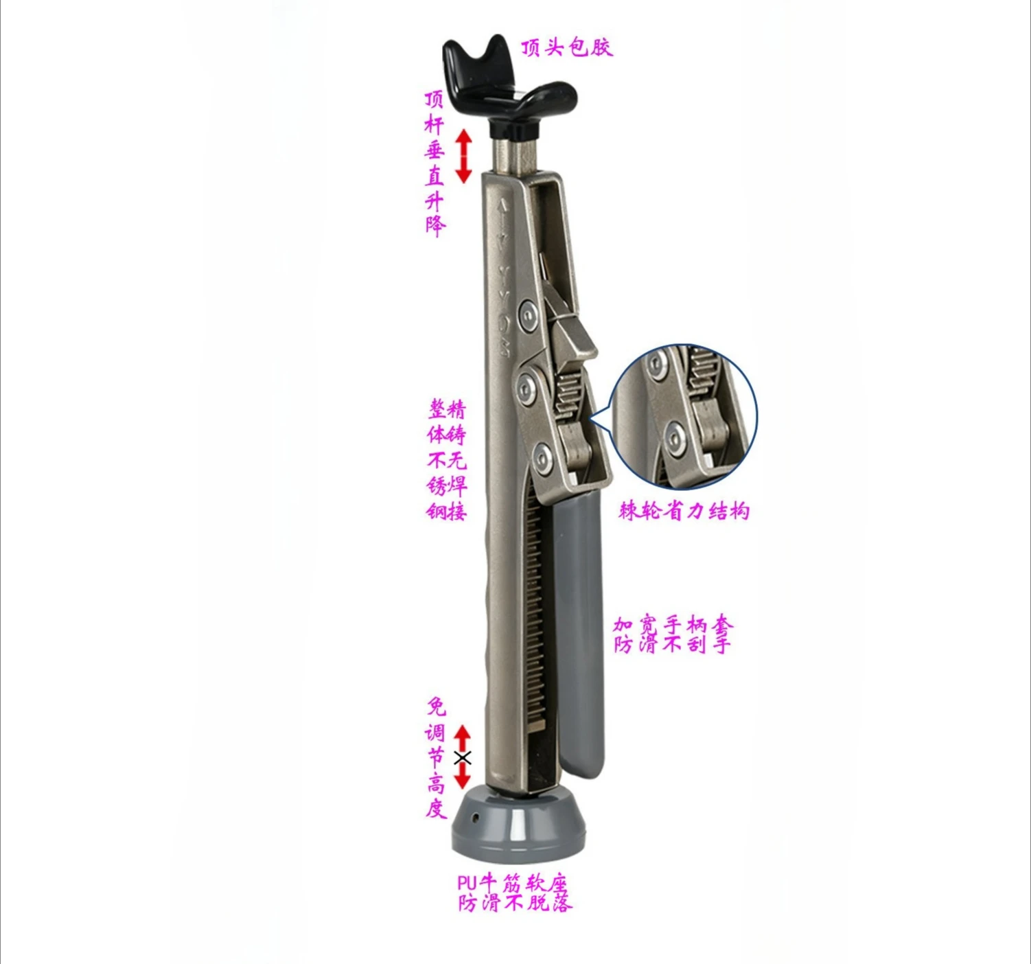 Motorcycle Service Unit, Portable Jack Style Motorcycle Rear Stand, Single/Double Swingarm for Tire & Chain Repair