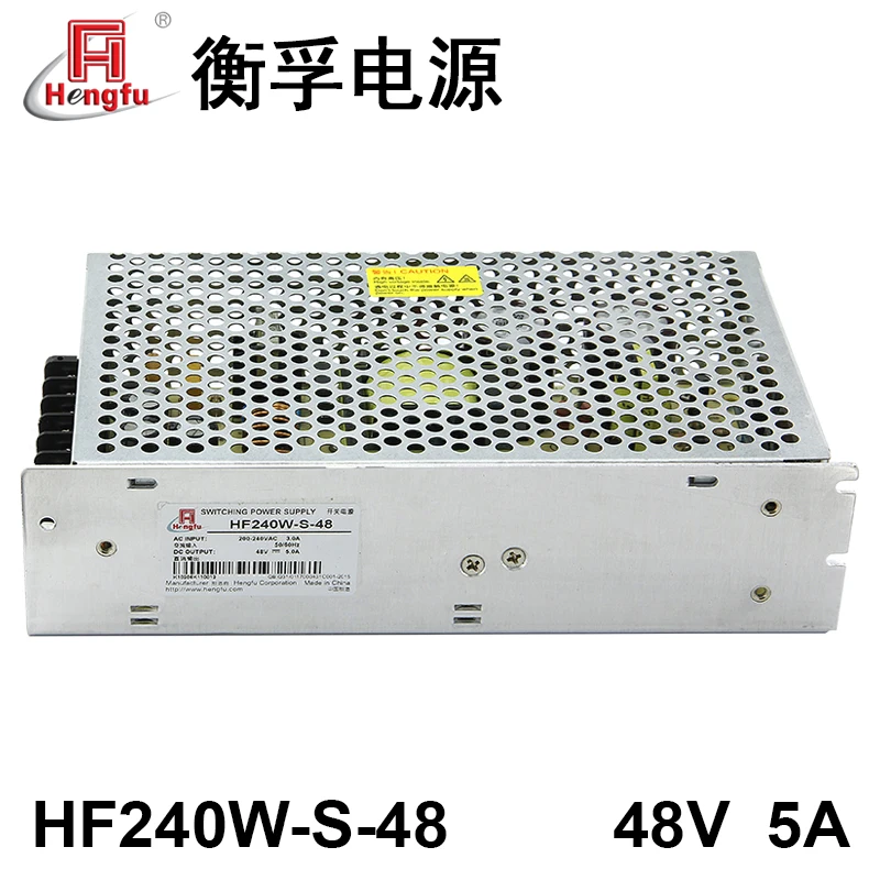 Factory Produce HengFu HF240W-S-48 Adapter Charger AC220V Transfer DC 48V 5A  Laser Industry Switching Power Charger