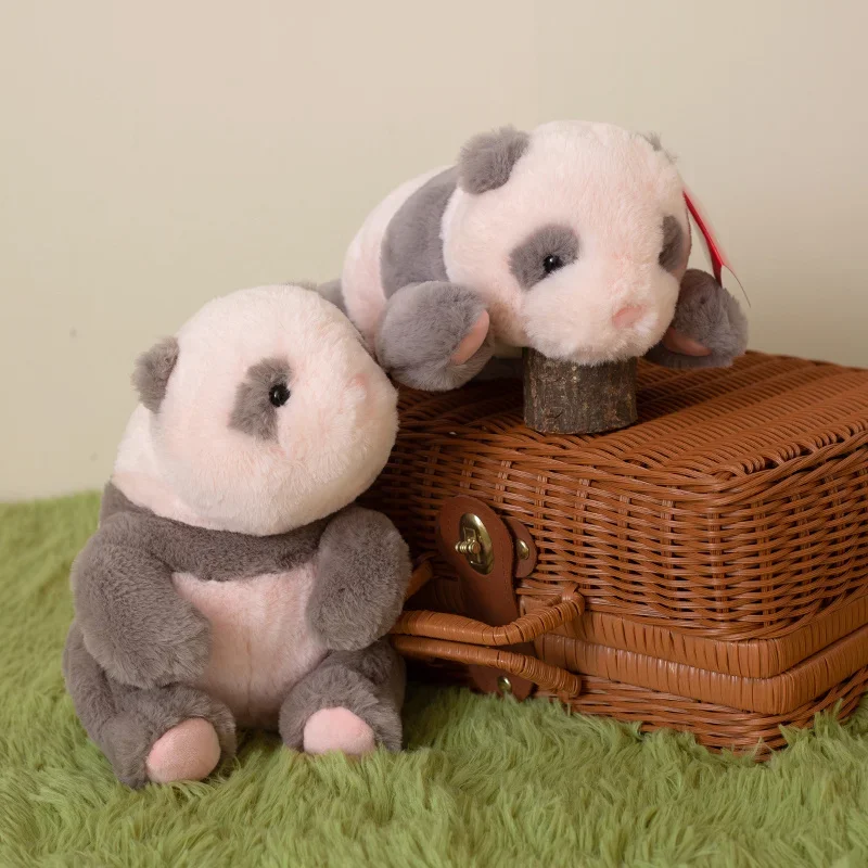 

Новая плюшевая игрушка Kawaii Panda, мягкий медведь, панда, кубическая кукла, милая стильная подушка с рукавами для детей, успокаивающие игрушки
