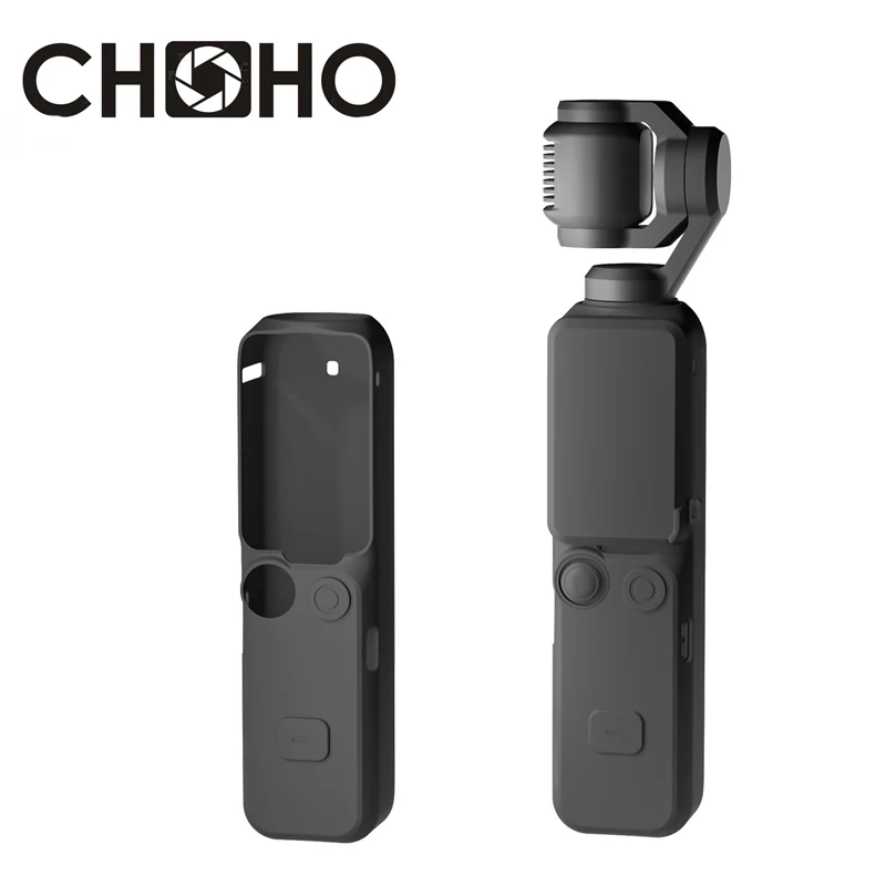 

Аксессуары для DJI Osmo Pocket3 Чехол резиновый силиконовый силикагелевый защитный чехол мягкий + крышка объектива для Dji OSMO Pocket 3