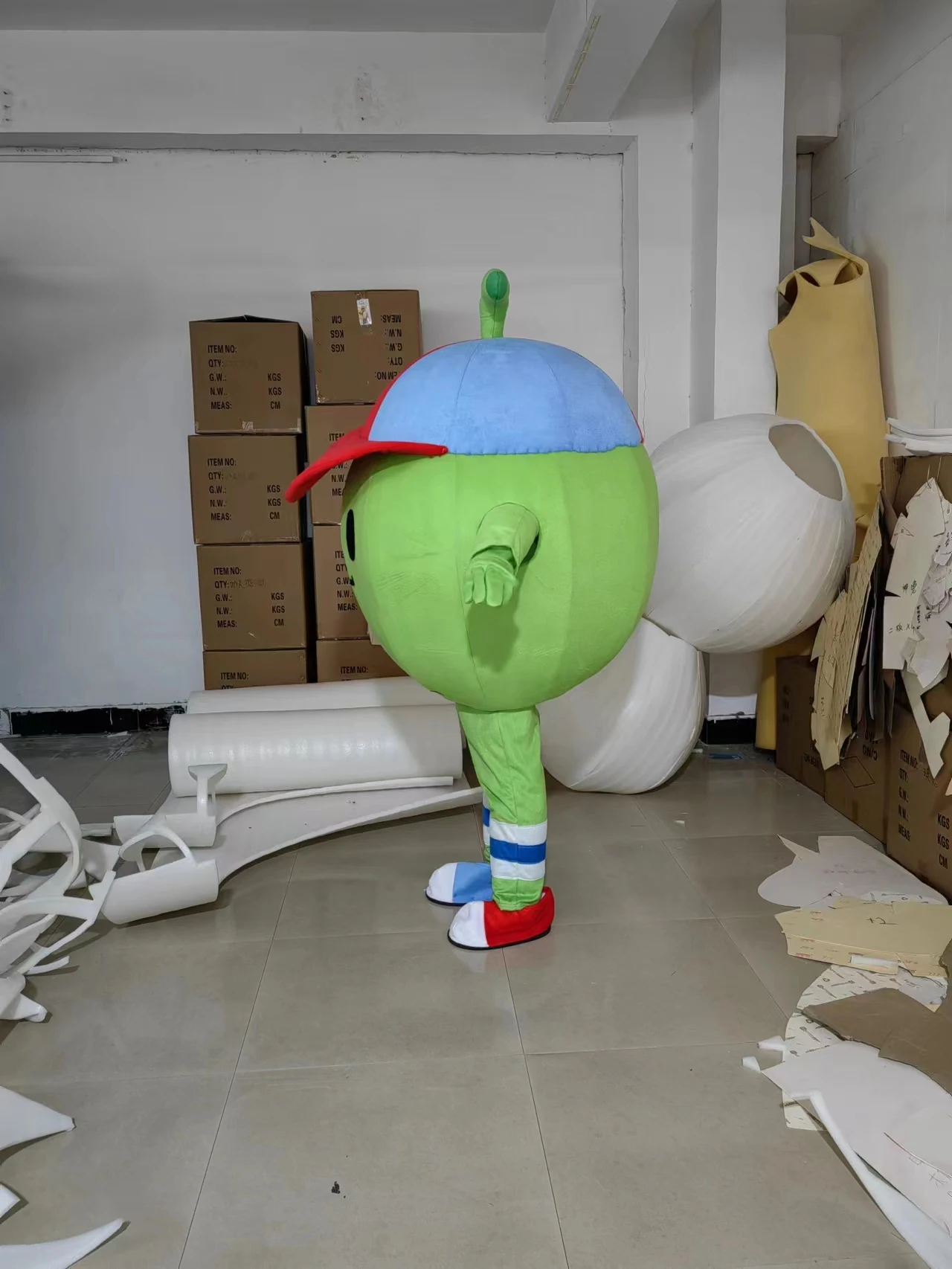 التنس، كرة القدم، كرة السلة زي التميمة حفل الإعلان فستان بتصميم حالم حفلة عرض مسرحي تأثيري الحيوان كرنفال الدعائم #4