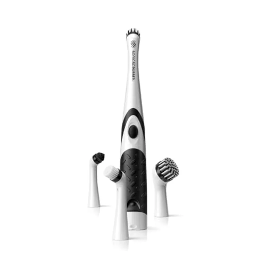 

Household Cleaning Brush Power Scrubber - Electric Spin Scrubber Brush for Home, Kitchen and Bathroom - Grout Cleaner and Remov