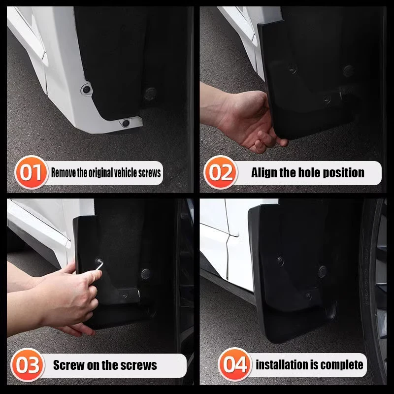 For Kia Pegas 2023 2022 2021 2020 mudguard anti-fouling and anti-sludge modification exterior upgrade protection suitable