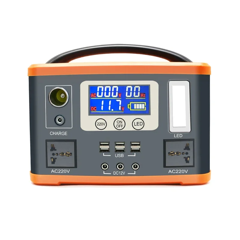 500W Backup Lithium Ion Battery 11.1V 50Ah Portable Li-ion LiFePO4 LED display all-in-one design OEM/ODM accepted