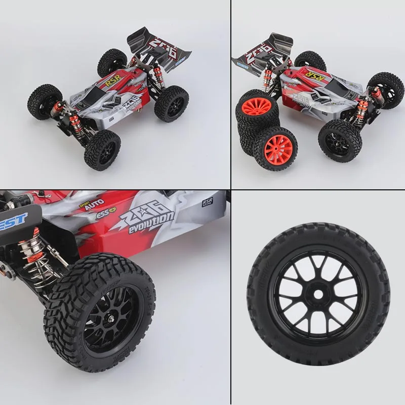 4PCS Off Road Tire RC 75mm Wheel Buggy for Wltoys 144001 124018 124019 MN99S MN90 MN86 HSP HPI 1/10 1/14 1/16 Cars Upgrade Part