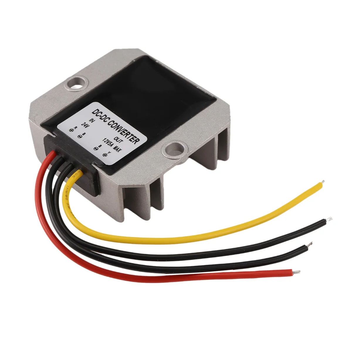 

ABYA DC 24V to 12V Converter, Voltage Buck Converter 5A 60W, Transformer Waterproof with Aluminum Shell