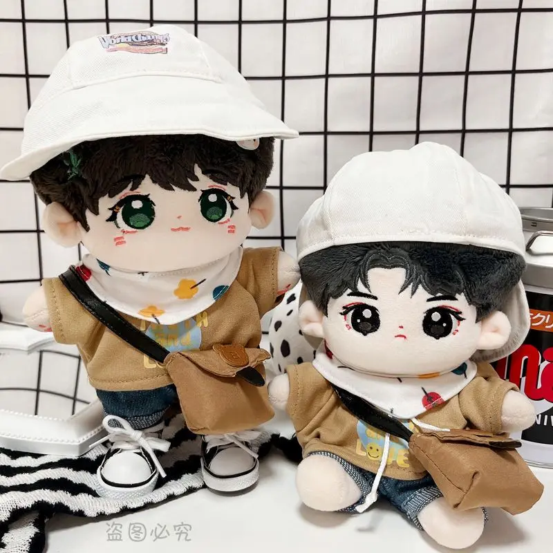 Cotton doll 20cm doll clothes boyfriend cool cool style sweater baseball hat doll changing clothes without attributes