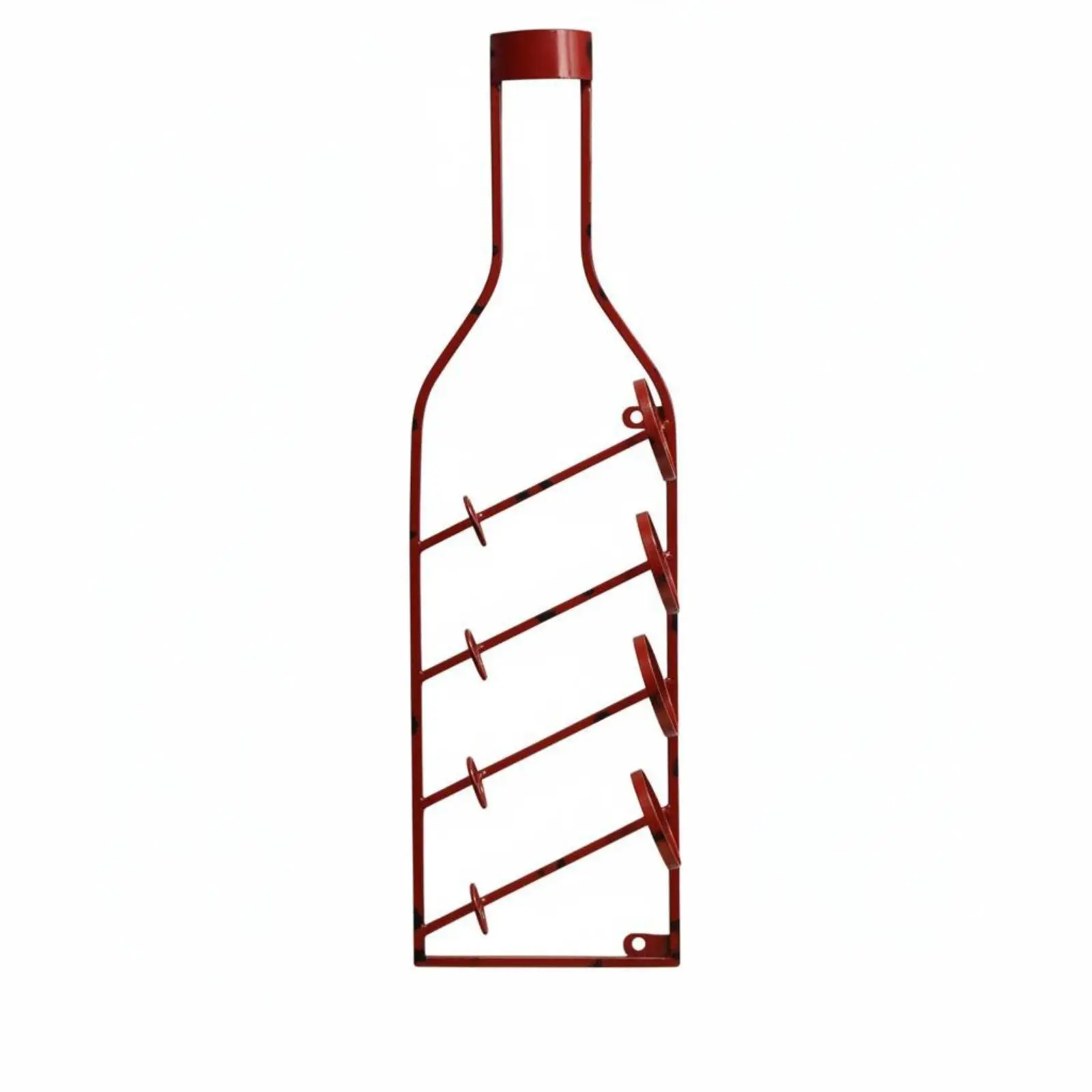 American Design Wine Rack Metal Shelf Wall Mounted Kitchen Rack for Stylish Beverage Display