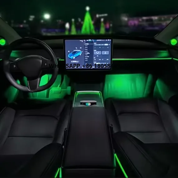 

Interior Car Ambient Light Center Console Dashboard APP Control Door LED Atmosphere Light for BW X5 2014-2018