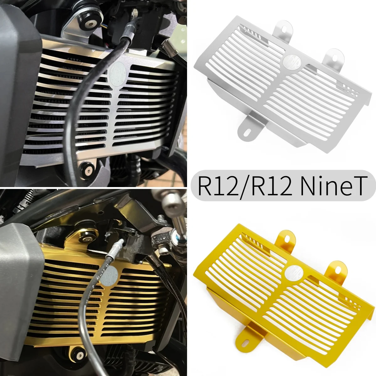 

Motorcycle Radiator Grille Guard Cover Protector For BMW R 12 R12 NineT R12Nine T 2024 2025 2026