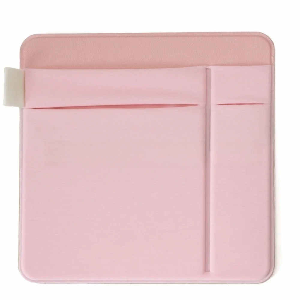 PU Leather Laptop Sticker Bag Elastic Canvas Selfadhesive Laptop Back Storage Bag Portable Multifunctional