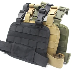 Nylon Tactical Drop Leg Platform Molle Thigh Rig Panel Outdoor Hunting Drop Leg Thigh Platform Adapter with Quick Release Buckle