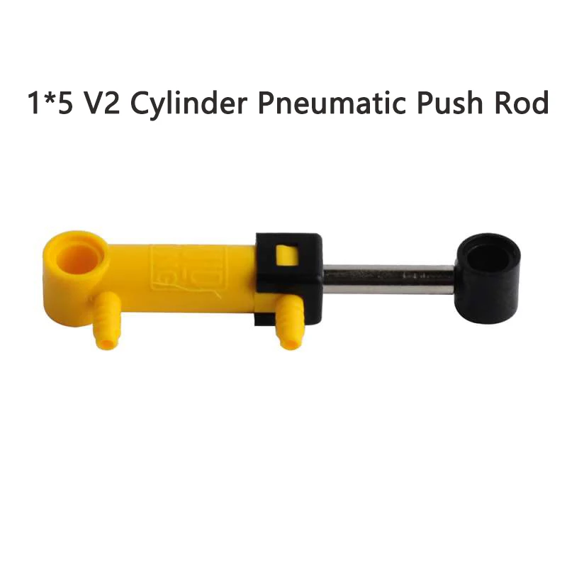 5Pcs Mould King 1*5 V2 Cylinder Pneumatic Push Rod 19475 for Truck 42043 42009 MOC Technical Building Blocks Bricks