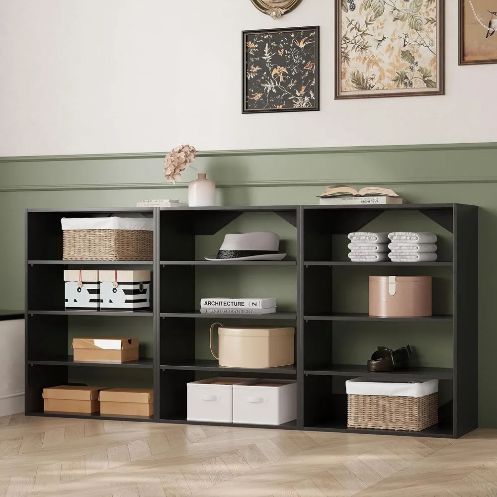 Wooden Modular Closet Organizer System for Walk-In Storage Solutions, Clothing Rack and Efficient Wardrobe Management