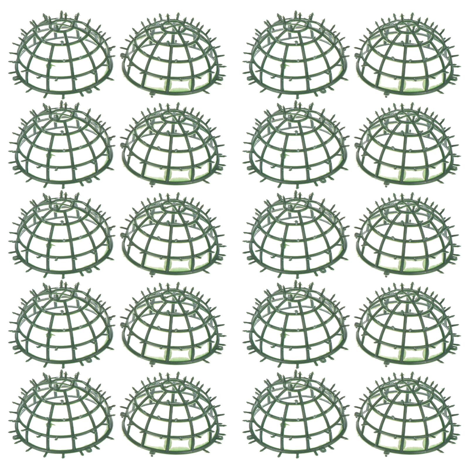 

10 pcs Ball Topiary Rack Decorative Plastic Frame for Flower Arrangement Wedding Grass Holder Artificial Plants Party