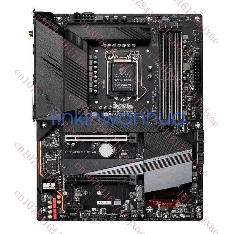 

For Gigabyte Z590 AORUS ELITE AX Motherboard DDR4 PCI-E4.0 3×M.2 6×SATAIII ATX.