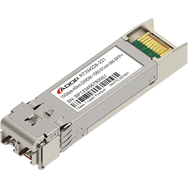 

ADOP for Cisco C17-C61 DWDM-SFP10G-60.61 Compatible 10G DWDM SFP+ 1560.61nm 40km DOM Duplex LC SMF Transceiver Module