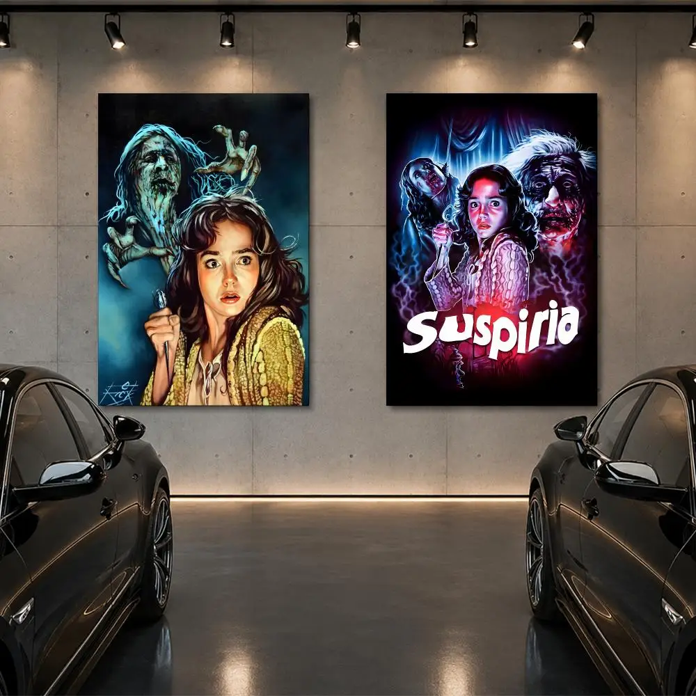 Suspiria Vintage Horror Movie Poster Room Decor Home Wall Art Printing Waterproof Garage BedRoom Posters Gift