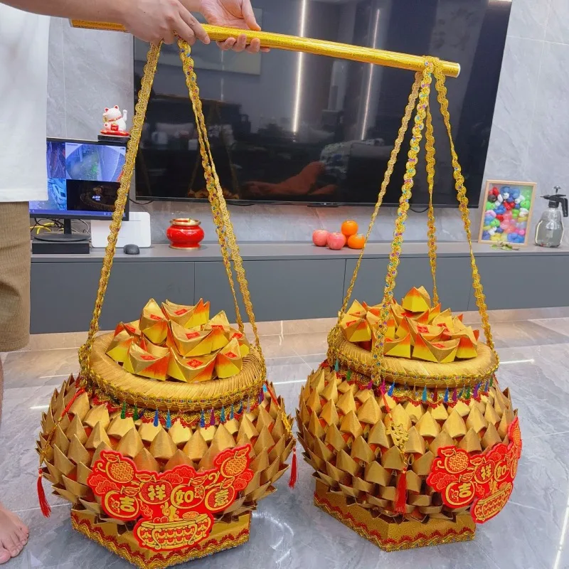 Mid-Autumn Festival folding tower material package, Mid-Autumn Festival moon viewing dill handmade origami