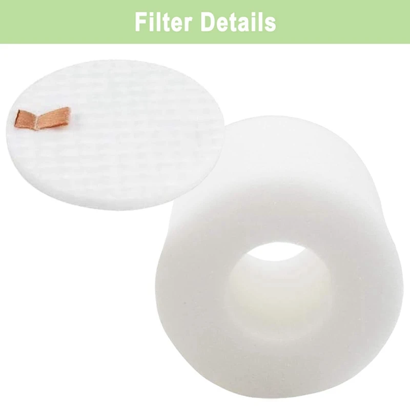 Filtro de repuesto Compatible con Shark IQ RV1001AE RV101, accesorios para Robot aspirador, Base, filtros de espuma premotor
