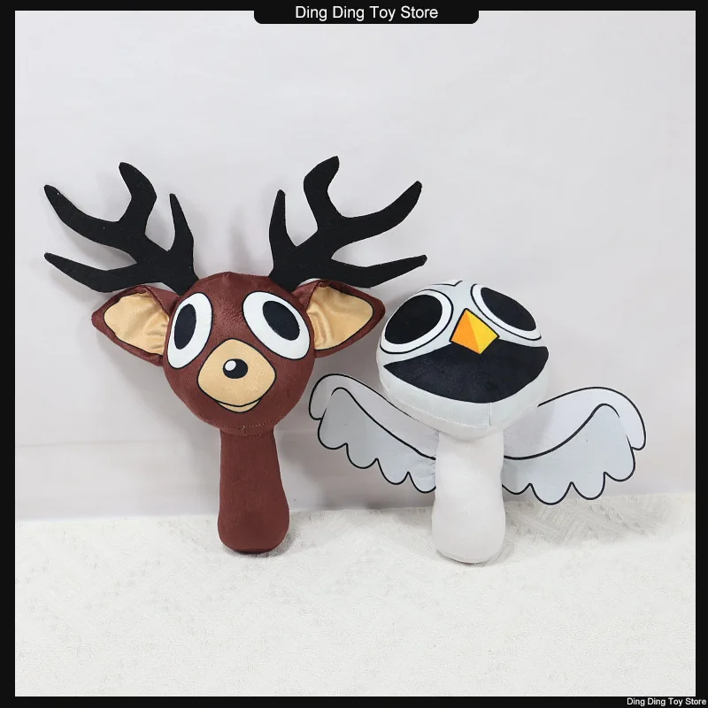 

Hot-Selling 99 nights Horror Game Peripheral Rhythm Box Elk Figurine 99 night Party Elk Plush Toys Gifts Collected Ornaments