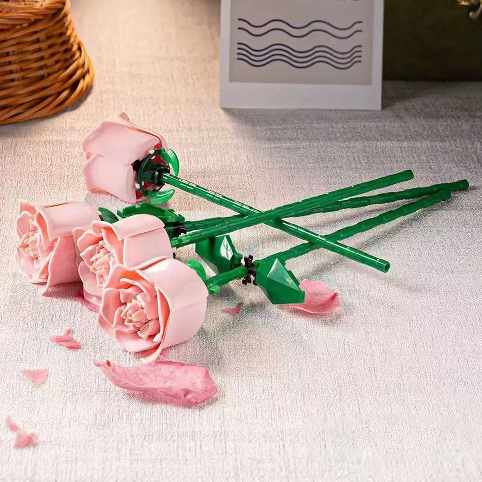 

Christmas Countdown Calendar Flower Christmas Building Blocks Xmas Countdown Calendar Gifts for Adult Christmas Decoration