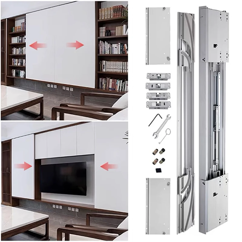 Coplanar Sliding Door System Furniture Roller Coplanar Sliding Door System Inline Soft Closing Flush Sliding Door Roller